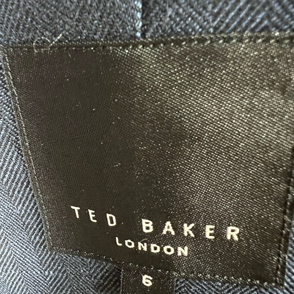 Ted Baker London Balrhot Linen Herringbone Big&Tall Mens Jacket Navy Size: 2XL - Picture 10 of 15